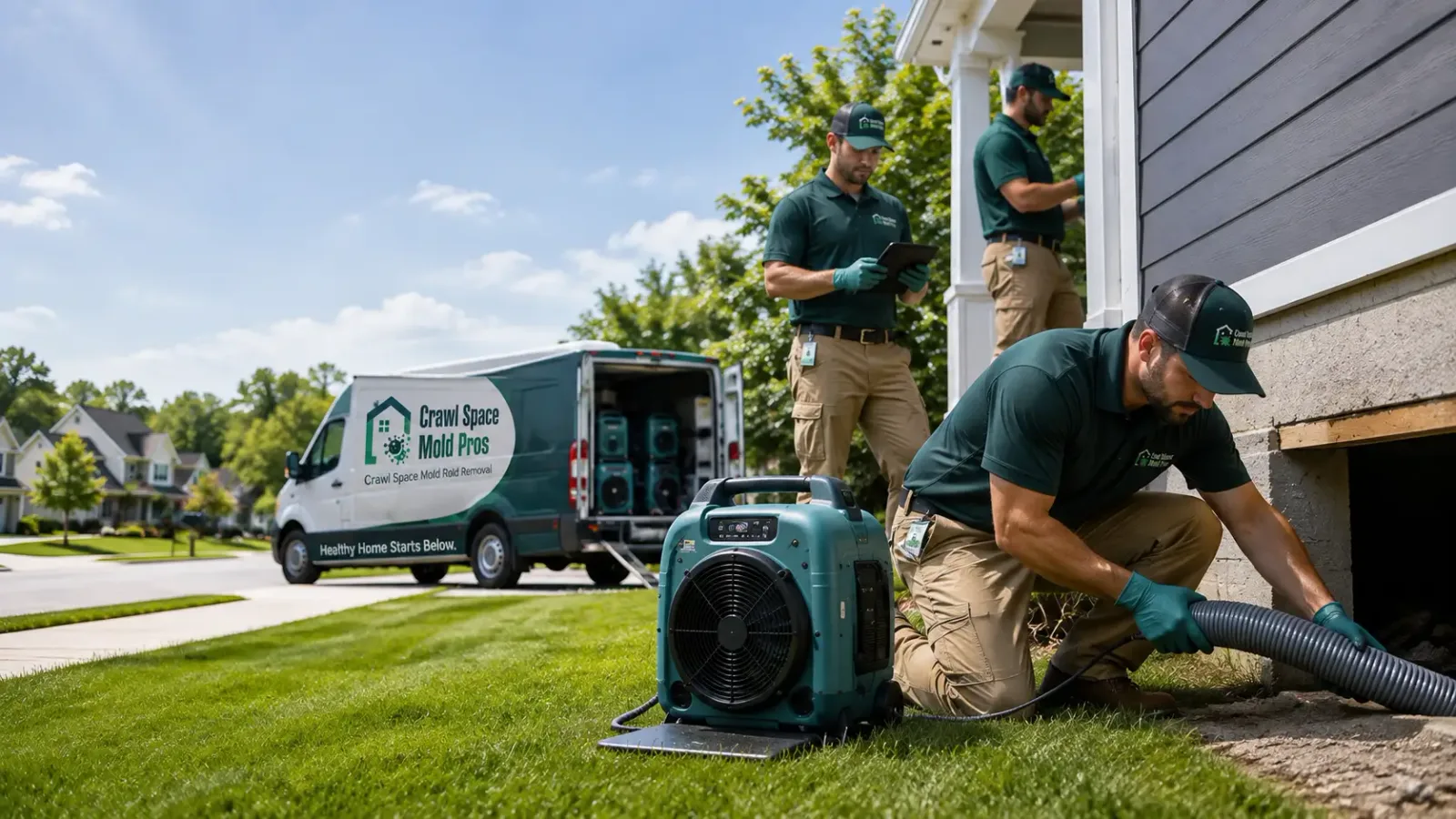 Crawl Space Mold Removal in Montville, OH